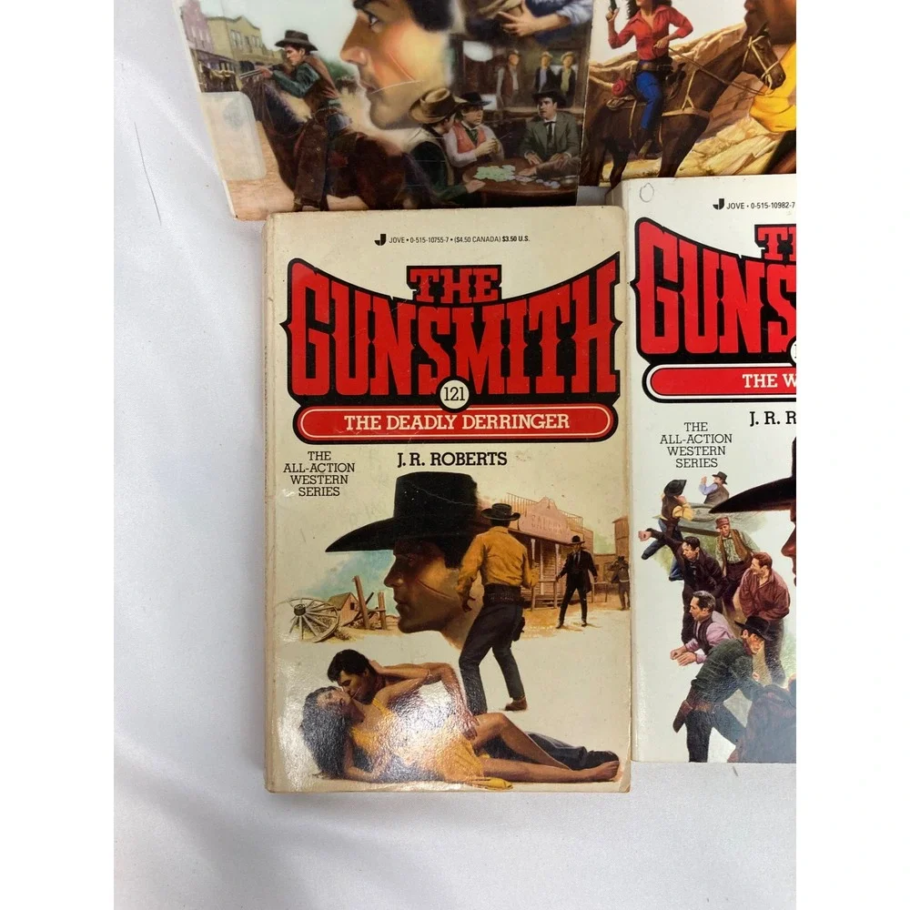 J.R. Roberts The Gunsmith Western Paperback Lot of 6 Nos 119, 121, 131 & 3 more